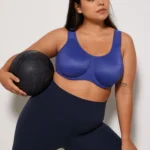 Plain High Impact Back Closure Bra