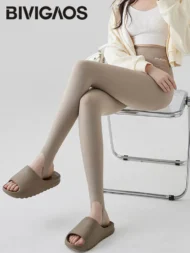 Skin-Touch Seamless Foot Pants - Image 4