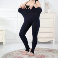 Solid Shapewear Mid Waist Legging - Image 5