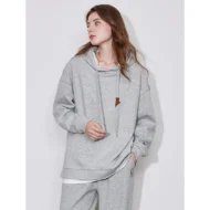 Mid Length Versatile Pullover Hoodie