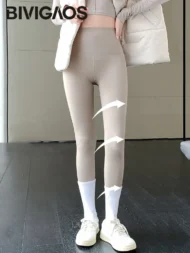 Thin Rabbit Fleece Shark Legging - Image 4