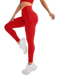 V-waist Elastic Peach Buttocks Leggings - Image 6