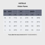 Seamless Flare Leggings with Wide Hems and Elastic Waist - Image 7