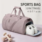 Likros Nylon Gym Duffel with Separate Shoe Compartment 20-35L