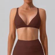 V-Neck Shockproof Running Bra with a Soft Upward Lift - Image 3
