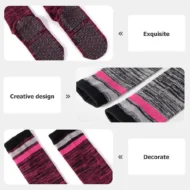 Tall Pilates Grip Socks with Stretch in a Two-Pair Pack - Image 3