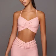 Women’s Lightweight V-Neck Yoga Bra with Adjustable Straps - Image 4