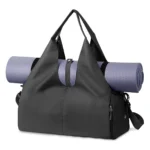 Gym Duffel Bag with Ventilated Side Shoe Compartment