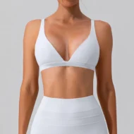 V-Neck Shockproof Running Bra with a Soft Upward Lift - Image 2