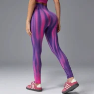 Seamless Dyeing High-Waist Push-Up Leggings with Butt Lift - Image 6