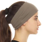 Merino Wool Knit Headband for Runs in Heat or Frost