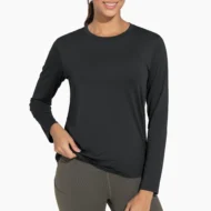 Women's Soft Long Sleeve Workout Shirt for Running