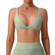 V-Neck Shockproof Running Bra with a Soft Upward Lift - Image 4