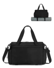 Mini Duffle Gym Bag with Yoga Mat Holder and Wet Pocket - Image 2