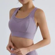 High-Impact Sports Bra with Adjustable Back Closure - Image 2