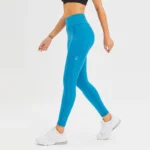 Ankle Length Nylon Leggings with Welt Pockets in 205gsm Knit