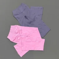Seamless Flare Leggings with Wide Hems and Elastic Waist - Image 3