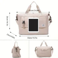 Water Resistant Nylon Weekender with Shoe Compartment and Wet Pocket - Image 4