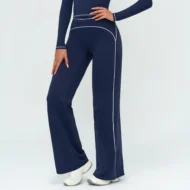 Tummy Control Flared Leggings with a Wide Leg Swing