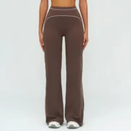 Tummy Control Flared Leggings with a Wide Leg Swing - Image 5