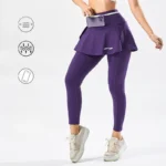 High-Waist Compression Leggings for Running and Fitness