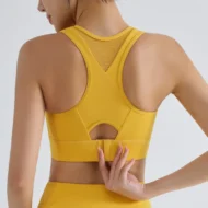 High-Impact Sports Bra with Adjustable Back Closure - Image 3