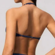 Open-Back Halter Bra with Adjustable Straps for Pilates - Image 3
