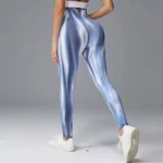 Seamless Dyeing High-Waist Push-Up Leggings with Butt Lift