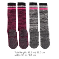 Tall Pilates Grip Socks with Stretch in a Two-Pair Pack - Image 6